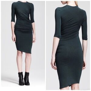 Helmut Lang Asymmetric Nova Jersey Dress